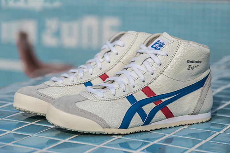 鬼冢虎 男女同款 高帮 mexico mid runner onitsuka tiger 休闲鞋 dl