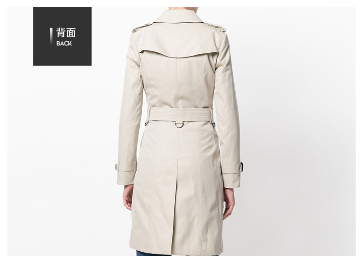 【19秋冬新款】burberry/博柏利 切尔西版长款trench女士风衣大衣外套