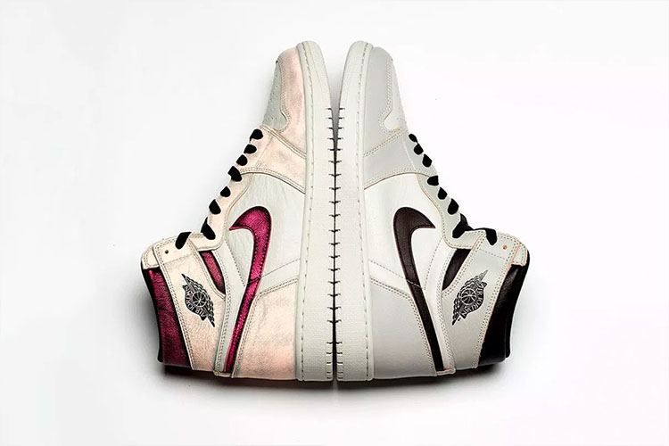 耐克nike 19秋冬 aj1 男款高帮白黑刮刮乐 nike air jordan1 high og