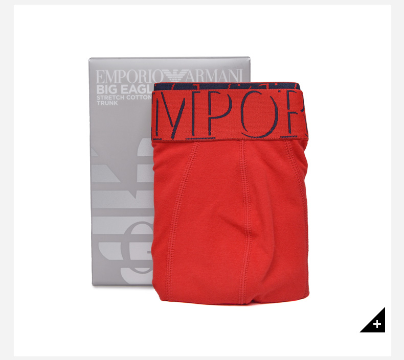 【国内现货】EmporioArmani/安普里奥阿玛尼男士内衣-单条装平角-男士内裤
