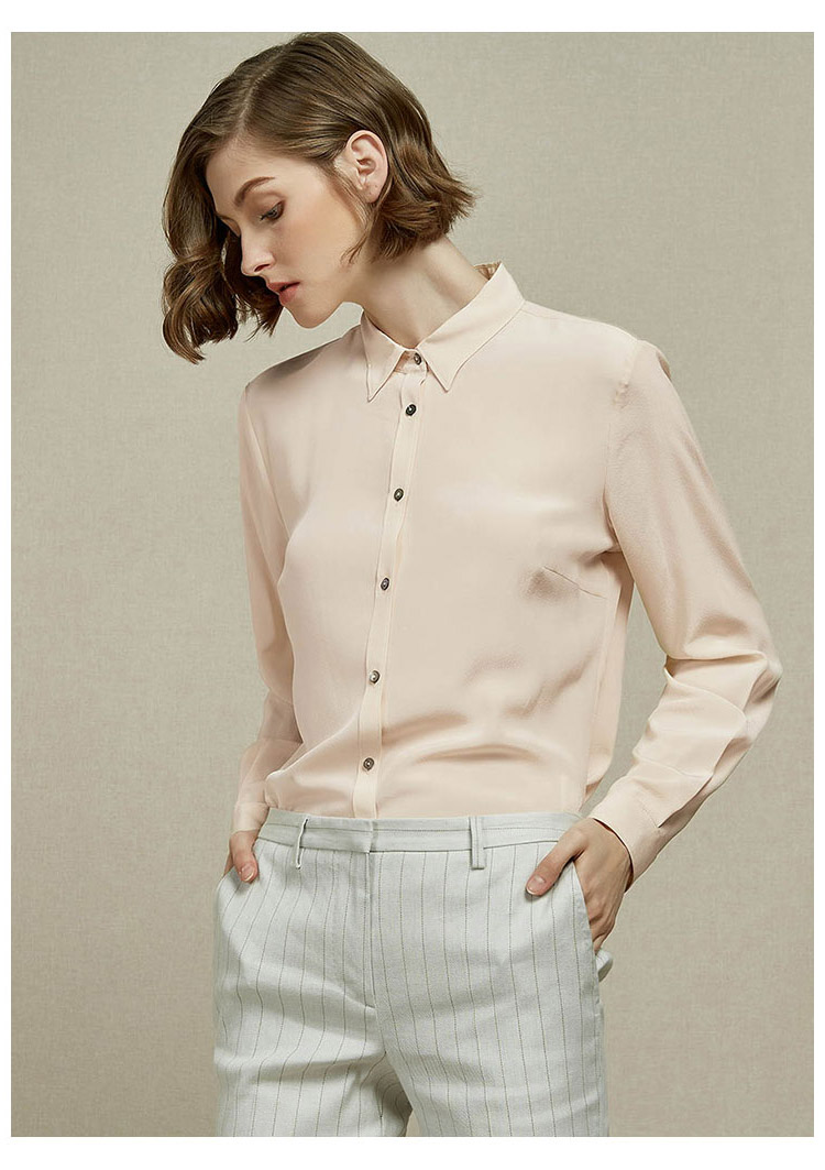 【by creations柏品 女士长袖衬衫】by creations/柏品 意大利进口 桑