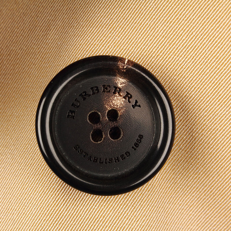 burberry/博柏利男装 trench 男士杏色时尚短款双排扣风衣 3911057