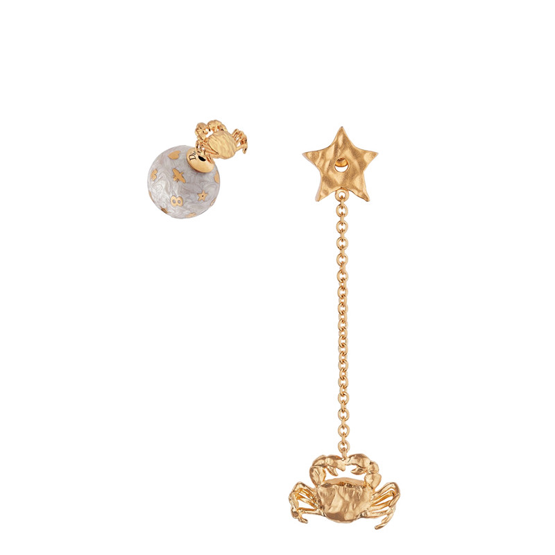 dior/迪奥 19早秋新款zodiaddict星座耳环巨蟹座 e1104zadmt_d300