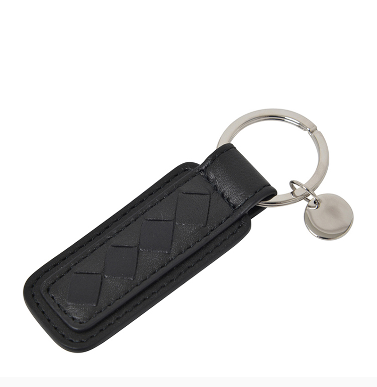 【bottega veneta葆蝶家 钥匙扣】bottega veneta/葆蝶家 中性黑色羊