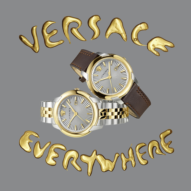 VERSACE/范思哲 19新款 男表 V-URBAN列男士圆形石英腕表，VELQ00119型号